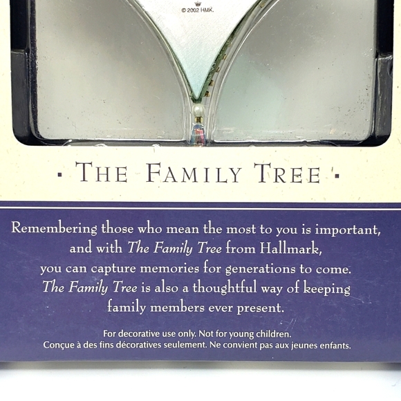Hallmark The Family Tree Family Stories Photo Holder Frame Ornament 2002 QP1336 - Picture 6 of 9